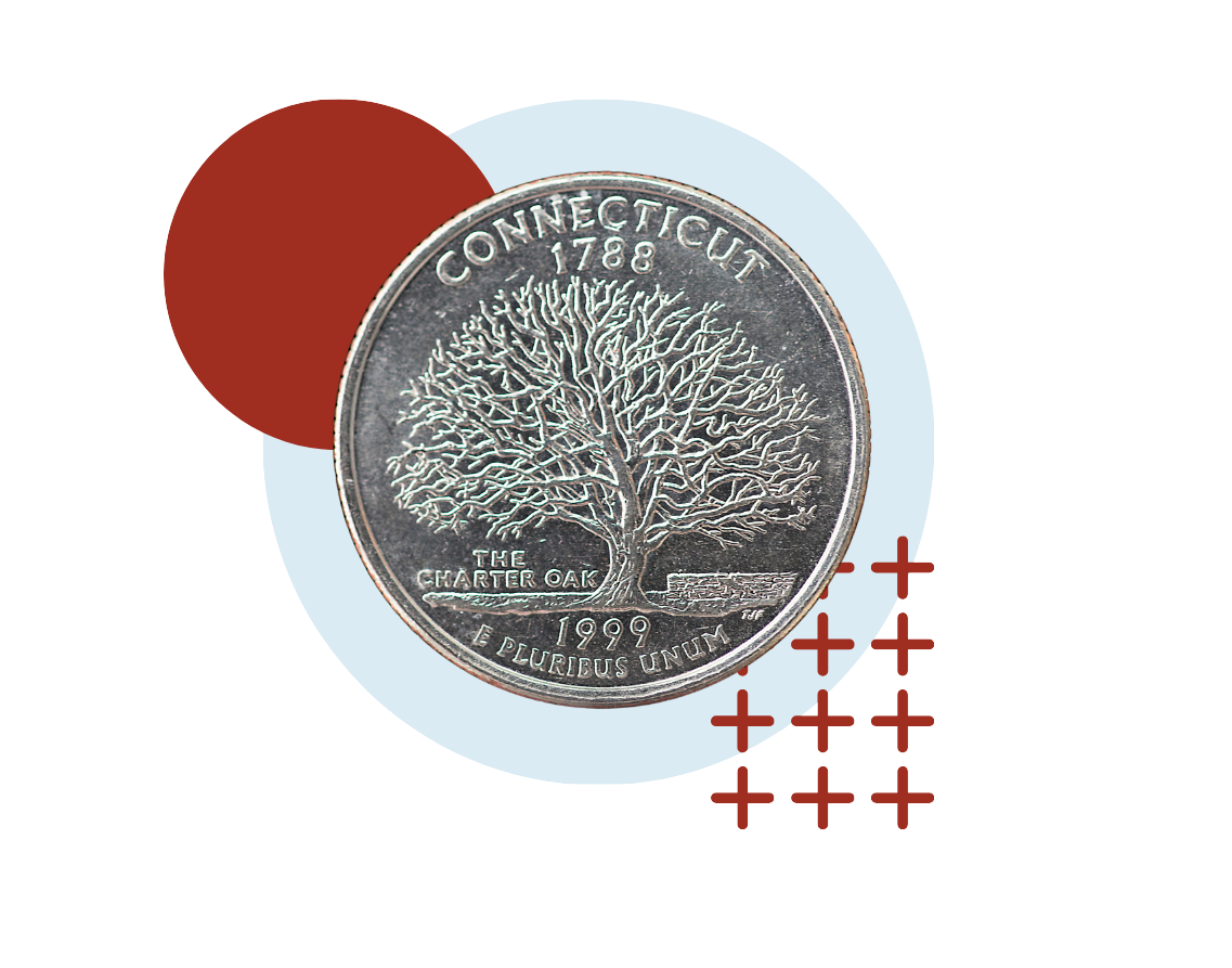 Connecticut coin earned from interest from a CD