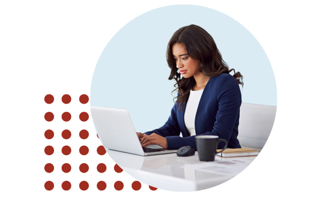 Professional lawyer reviewing IOLTA account