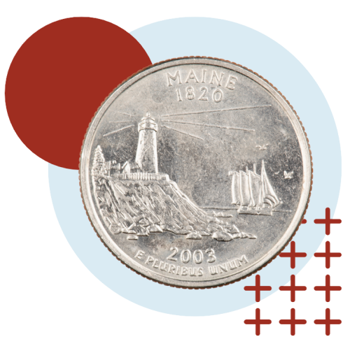 Maine coin earned from interest from a CD