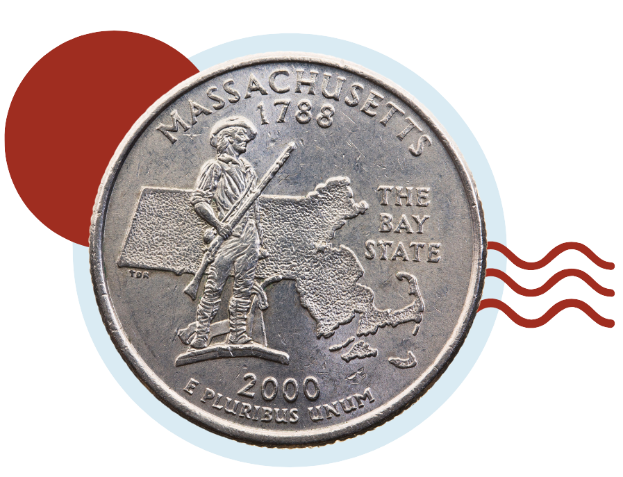 Massachusetts coin earned from interest from a CD