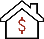 House Dollar Icon