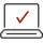 Check laptop icon