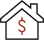 Dollar house icon
