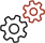 Flexible cog icon