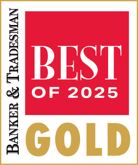 Banker & tradesman logo for the gold award. 