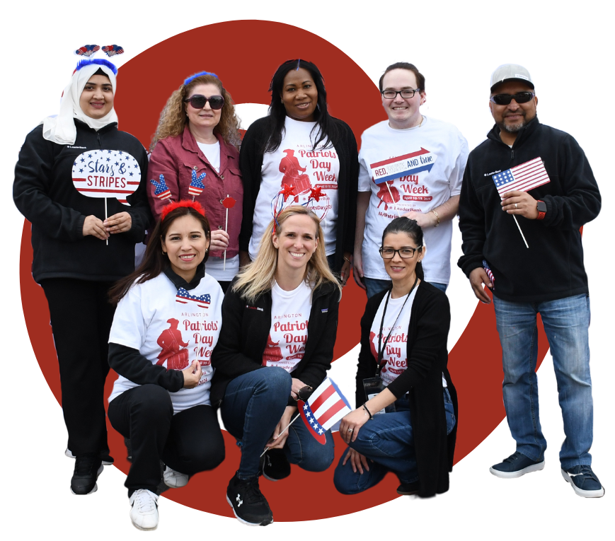 Leader Bank Team Members Celebrating