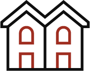 Multi-family property icon