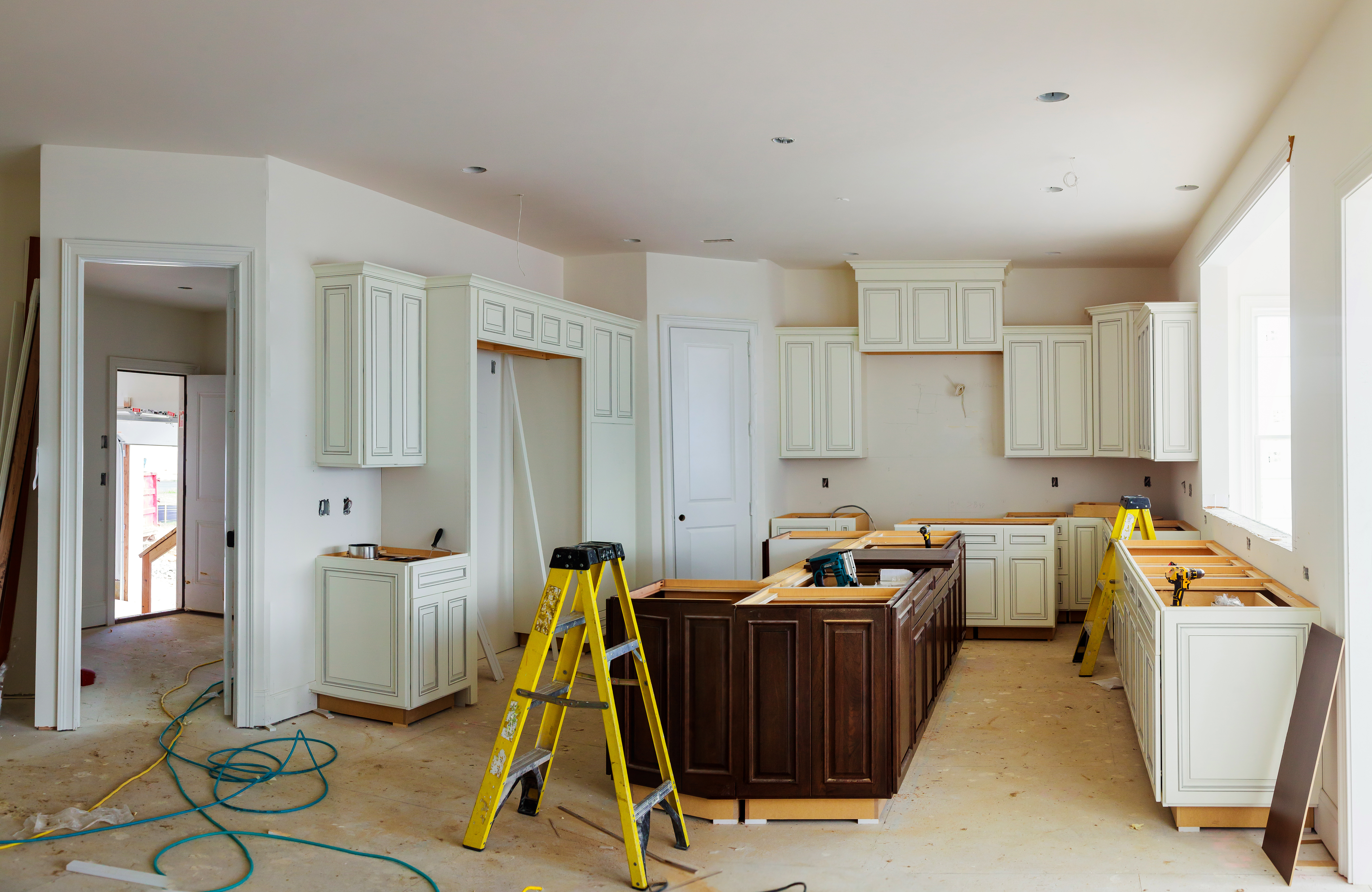 A Kitchen being remodeled using a Leader Bank heloc