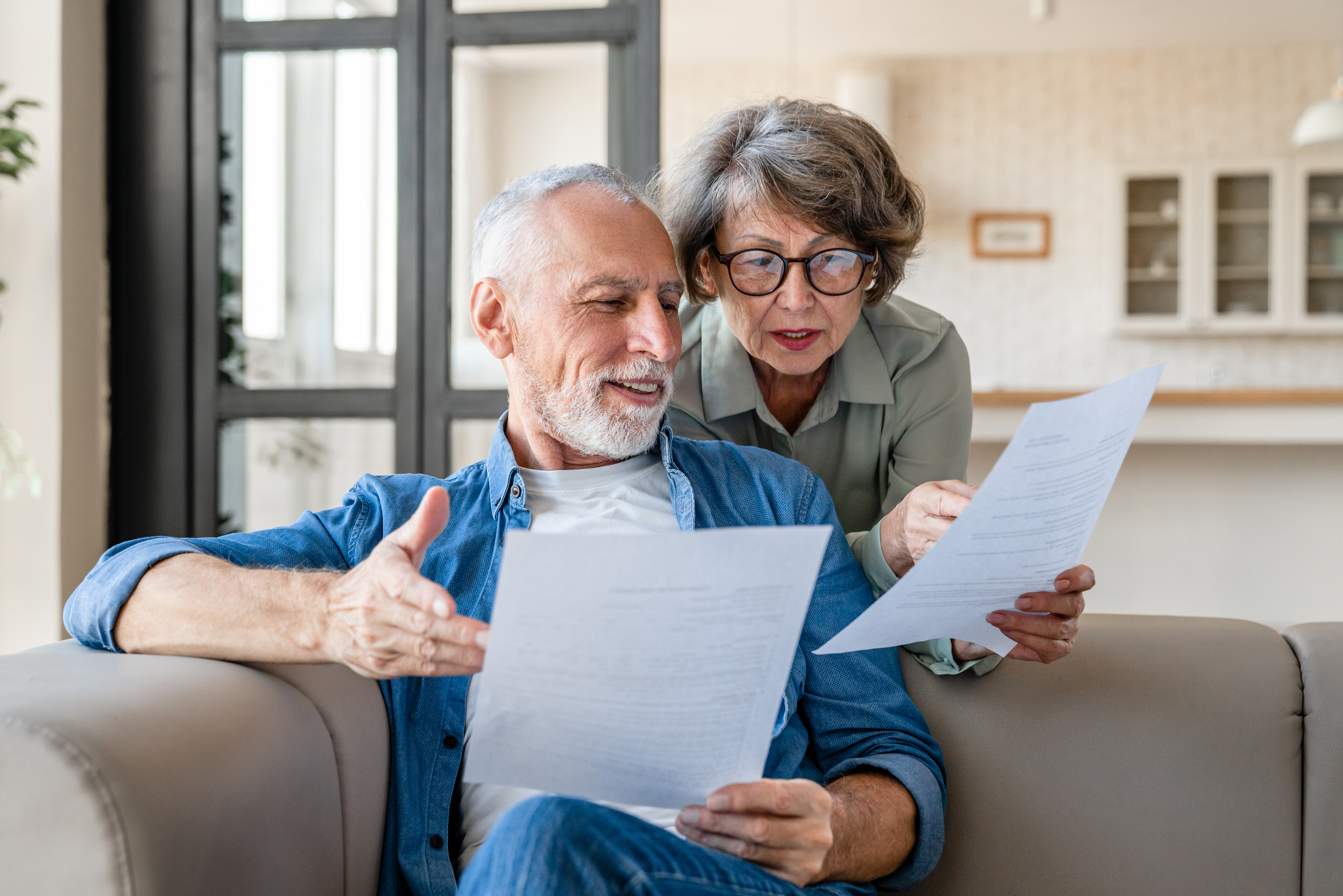 Retired Couple evaluating if they qualify for a HELOC