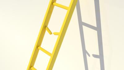 Broken ladder representing common CD Ladder Mistakes